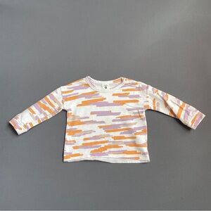Stem Kids Long Sleeve Shirt with Orange and Purple Design
